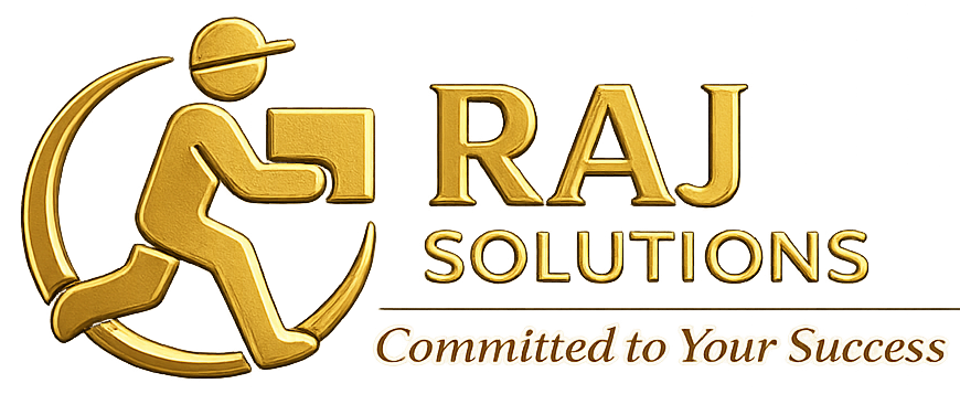 RajSolutions - Logistics Service Provider Logo
